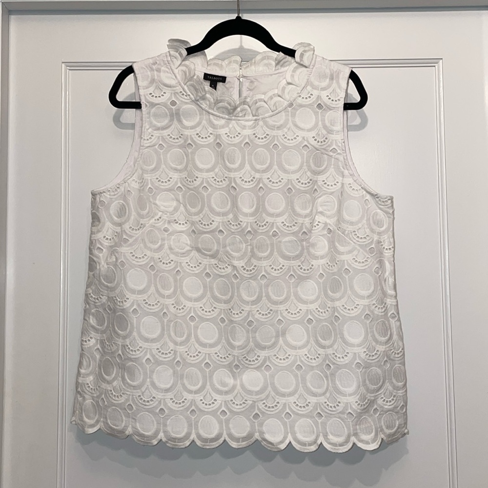 Talbots Women’s XL Eyelet Blouse NWT